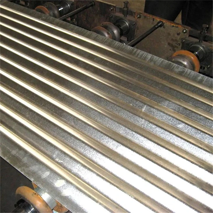 Galvanized corrugated steel