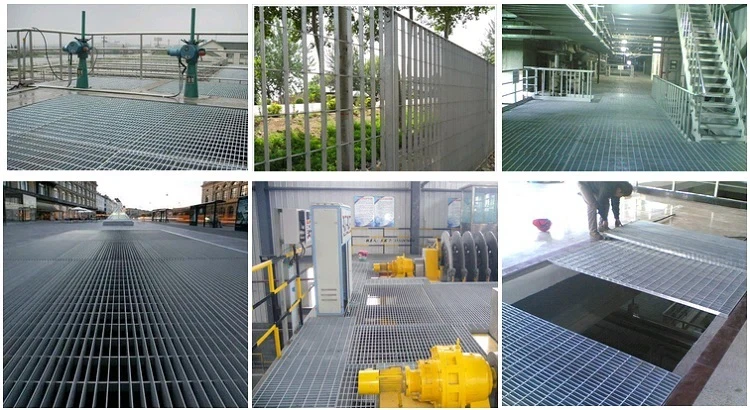 Hot Dip Galvanized Steel Grating Pedestrian Walkway Hot Dip Galvanized Steel Grating Pedestrian Walkway