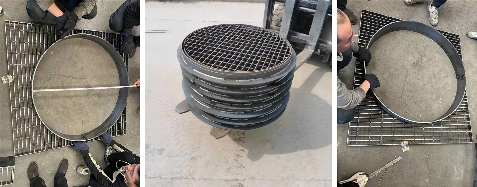 Hot Dip Galvanized Steel Grating Pedestrian Walkway Hot Dip Galvanized Steel Grating Pedestrian Walkway